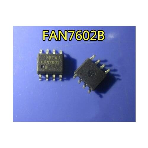 5PCS/LOT FAN7602B FAN7602 SOP-8 SMD LCD power supply commonly used chips In Stock NEW original IC
