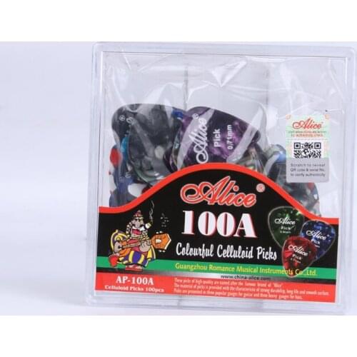 Acoustic GUITAR ACCESSORI MUSIC Accessories 100pcs MIXED Celluloid Material Guitar Picks
