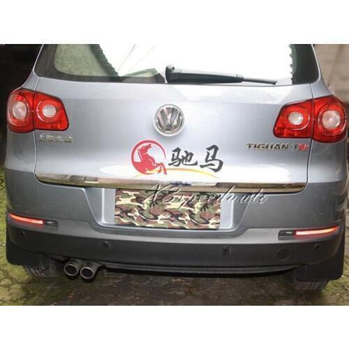 Car Styling Chromed ABS Plastic Tailgate rear Trunk Hatch Lower Lid Trim For Volkswagen Tiguan 2009 2010 2011 2012