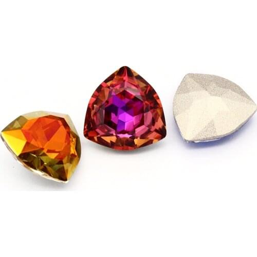 Shine Joon Glitter Trilliant K9 Strass Crystal Glass Rhinestone Applique Jewelry for Craft Clothes glue on Decoration Diy Stones