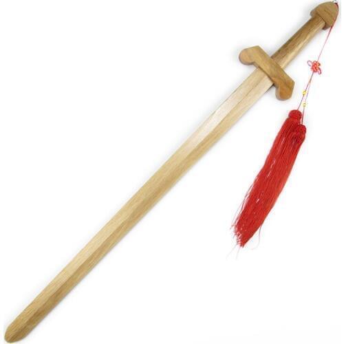 Tai Chi Wooden Swords Straight Sword Tai Chi Jian Kungfu Sword Exercise Stage Performance Props