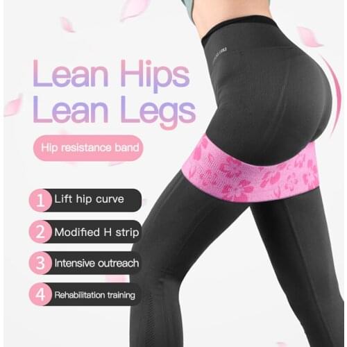 Resistance Bands Hip Circle Exercise Cotton Bands Thigh Butt Squat Fitness Rubber Bands Elastic Workout Glute Loop Yoga Belts