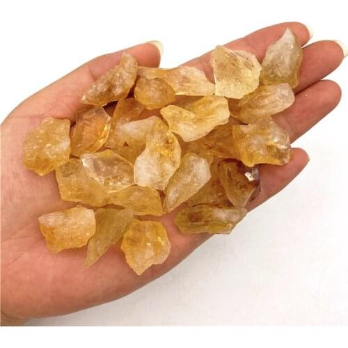 Beautiful 50g Natural Brazilian Citrine Yellow Quartz Crystal Rough Raw Ore Ornament Crystal Stones Natural Quartz Crystals