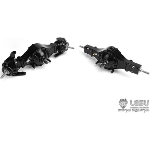 LESU 4X4 Metal Front Rear Axle Differential Lock For 1/14 Scale Tractor Truck Tmy Model TH02067-SMT3