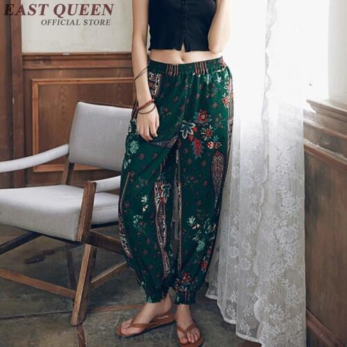 2018 summer pants Loose pants Mexican clothes Boho clothing Exotic wind trousers Women loose trousers AA1858 X