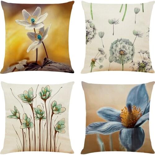 Pillow Cover Throw Pillow Case Leaf Print Throw Pillow Case Modern Cushion Cover Square Pillowcase Decoration for Sofa Bed Chair