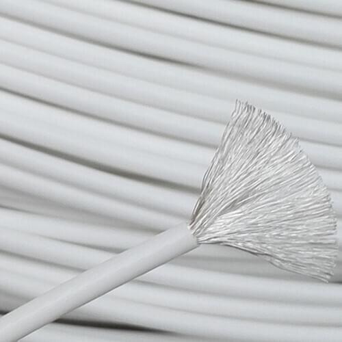 OCC 7N Single Crystal Copper Silver Plated Wire Imported Silver-plated High Temperature Wire 200 Degree 1.5 square Telflon Cable