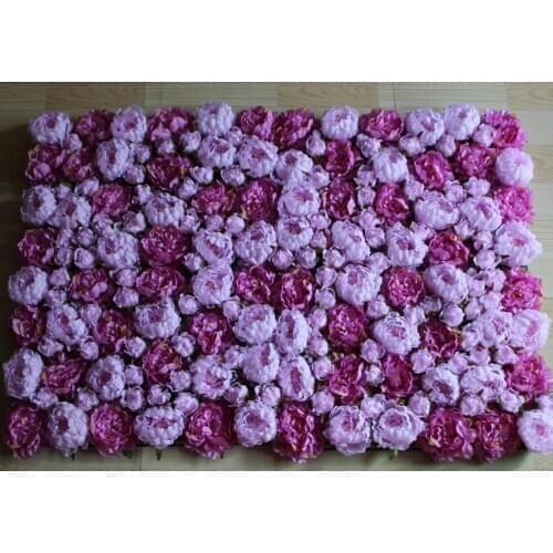 Excellent 40cm*60cm Artificial Voilet Hydrangea peony flower wall wedding decoration party flower decor