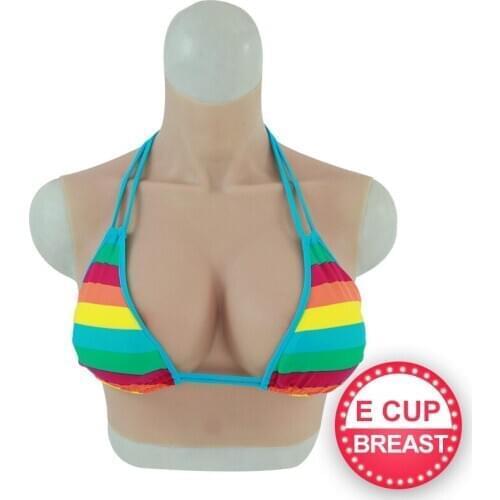 Transgender E Cup Silicone Crossdresser Large Fake Boobs Shemale Error Pejos Breast Form Shaper Dress Up Dress Queen