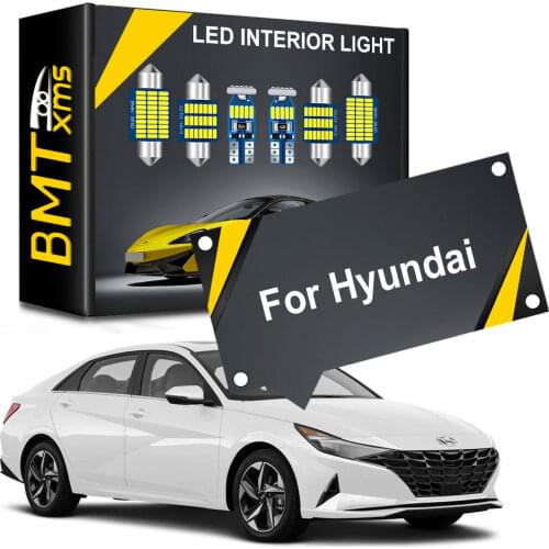 Seker Interior LED For Hyundai Tucson Kona Veloster FS JS Solaris Getz Elantra XD HD MD AD i30 FD GD PD Santa Fe SM CM DM
