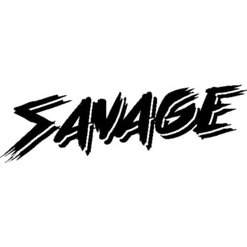 High Quality Personality Fashion Decor Savage Vinyl Car Sticker Black Silver Waterproof Decal Apply To Car Window Laptop