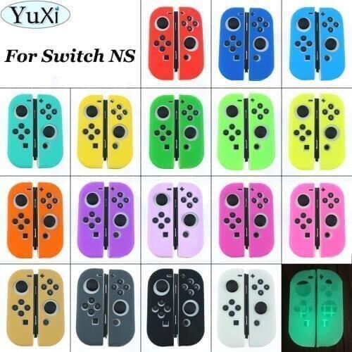 YuXi Soft cover for Nintend Switch JOY CON Silicone Protective Case for Nintend JOY-CON Anti-Slip Protective Sleeve Cover