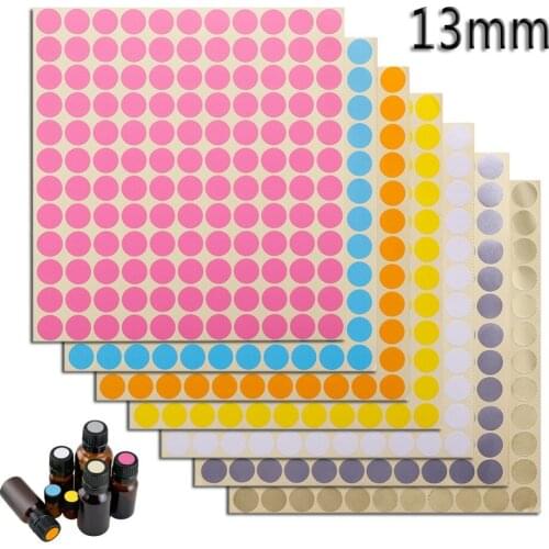 1/7Sheets Fancy Kraft Paper Labels Sticker Essential Oil Perfume Essence Cosmetic Cream Glass Bottle Kraft Package Label Sticker