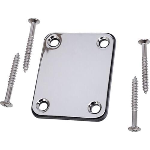 1 Set Guitar Neck Plate For Electric Guitar Bass Replacement