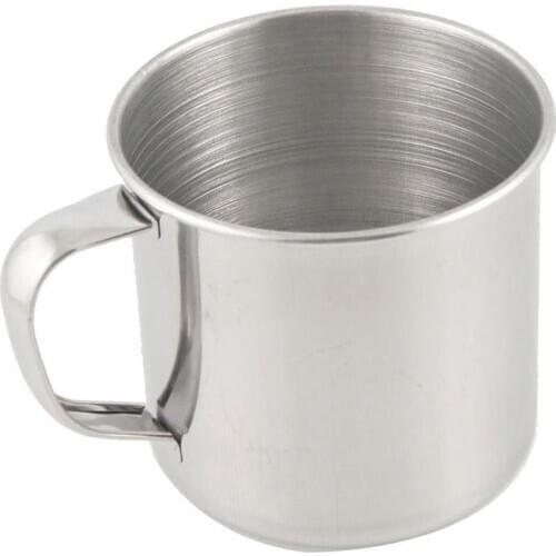 1Pc Outdoor Camping Hiking Stainless Steel Coffee Tea Mug Cup Office School Gift Fashion