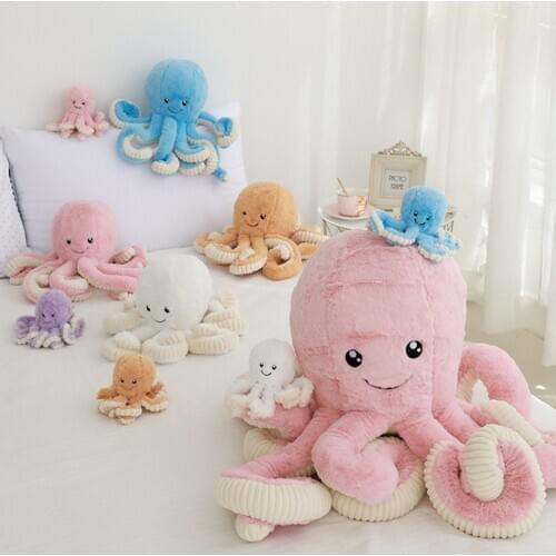 18cm Plush Small Pendant Sea Animal Toys Children Baby Creative Cute Octopus Plush Toys Octopus Dolls Stuffed Toys Gifts J0590