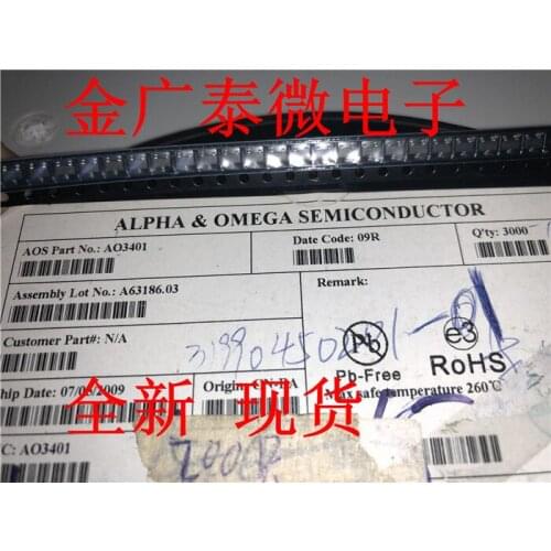 5/PCS The Field Effect Transistor AO3401 SOT-23 Package 4.2A 30V Patch MOS Tube Brand New & Original Import