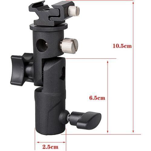 Photography Accessories Flash Light Bracket Stand Speedlite Holder Adapter 1/4" 3/8" Mount Hot Shoe Photography Flash Triopod