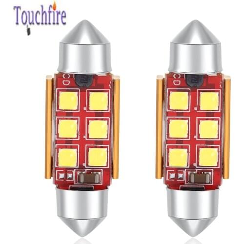 4Pcs C5W Canbus No Error 3030SMD Car Bulb Festoon Interior Reading License Plate Lights 31mm 36mm 39mm 41mm Dome Lamp 12-24V