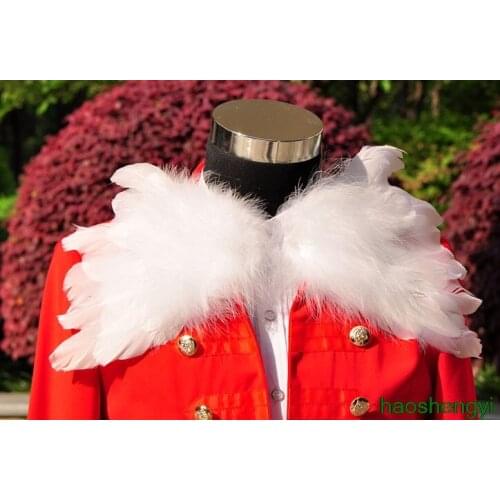 High quality brooch show party accessories props feather badges