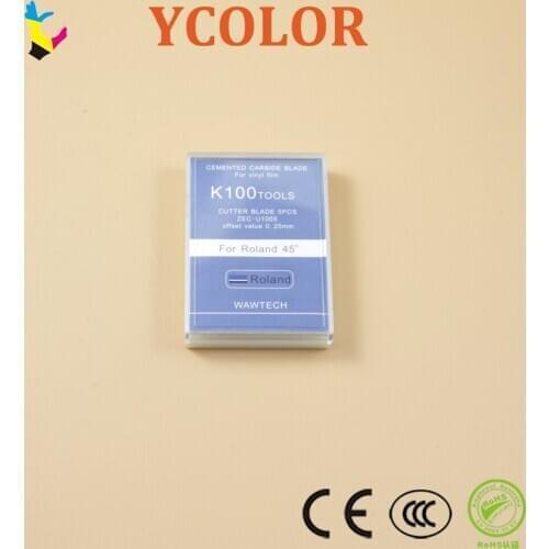 Fast shipping! 5 pcs Roland Cutter Blade 45 degree ZEC-U1005 cutter knife