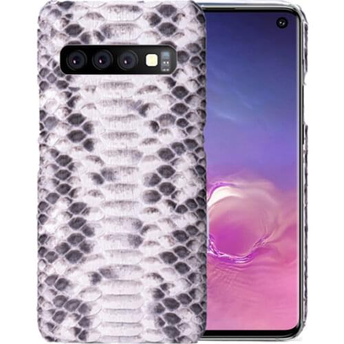 Real Python Phone Case For Samsung Galaxy S6 S7 S8 S9 S10 Plus Note 8 9 10 Plus Luxury For A20 A30 A50 A70 A5 A7 A8 2018 Case
