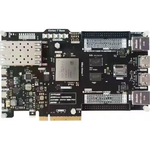 FPGA Xilinx Kintex-7 XC7K325T PCIE Development Board with Dual Gigabit Ethernet Ports Dual 10-Gigabit SFP+ Optical Communication