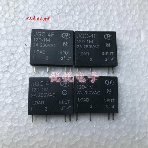 Jgc-4f-12d-1m relay 12V 4-pin 2A 250VAC