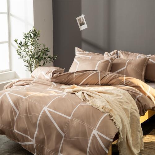 Comforter Set King Bed Duvet Cover Set Queen Size Simple Nordic Design Bedding Set