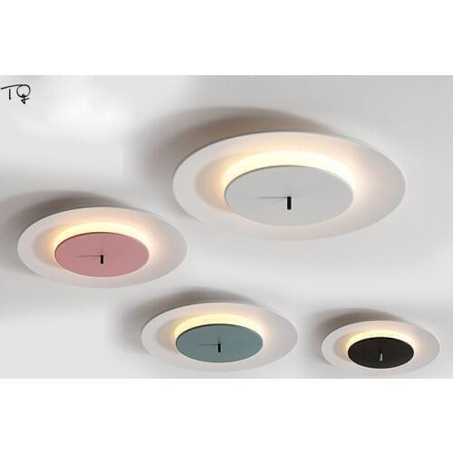 Nordic Individual Round UFO Led Ceiling Lamp Modern Simple Light Fixtures Living Room Corridor Kids Room Bedroom Dining Room Bar