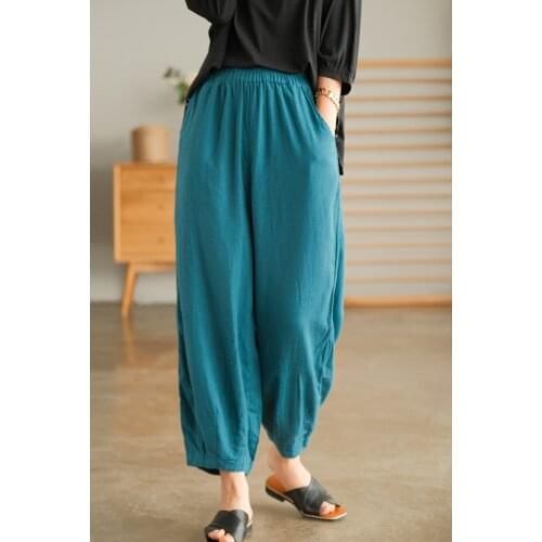 Mihonory Women's Trousers Harem Pants