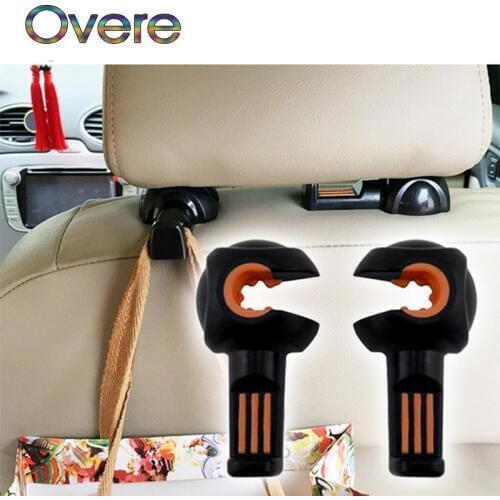 Overe 1PC Car Seat Back Pothook Hook Bag Holder For Seat Leon Ibiza Skoda Rapid Fabia Octavia Yeti Audi A3 A4 B8 B6 B7 A6 C5 C6