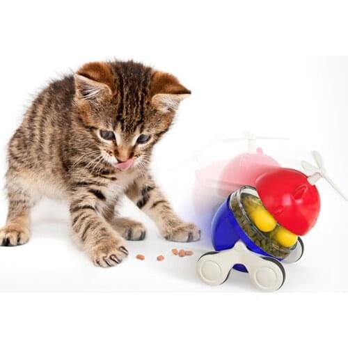 Pet Tumbler Toy Cat Feeder Puzzle Toys For Pet Dog Cats Puppy kitten Interactive Training Teasing Cat Car Self-hey Toys