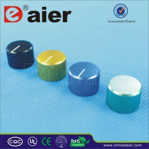 A-2014 6.0mm Aluminum Knob Guitar Knob
