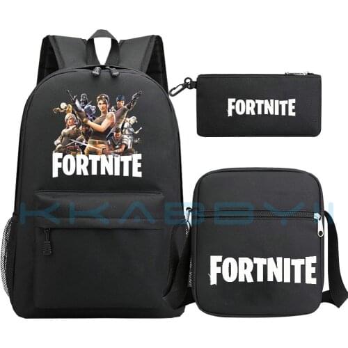 Fortnite Backpacks Travel Bag Oxford Women Mens School Bags Teenage Backpack TeenagersAnti Theft Mochilas Fortnite 3PCS