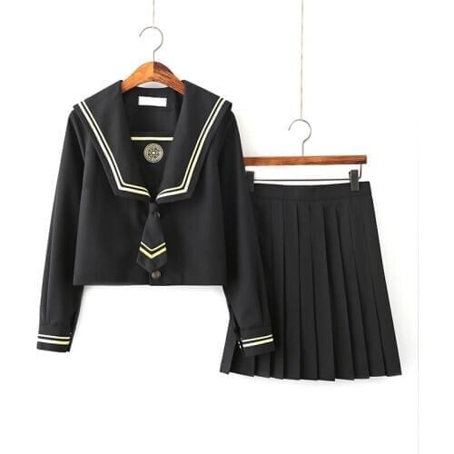 School Dresses Jk Uniform Anime Cosplay Japanese Girls High School Style Pleated Skirt Girls Sailor Suit Halloween