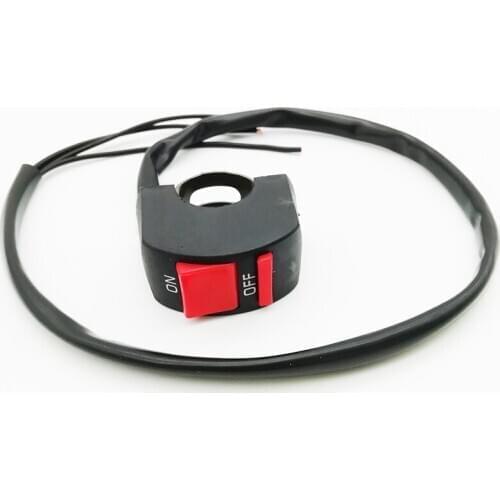 Universal 7/8" handlebar ON/OFF push Button Connector switch Motorcycle Switches Handlebar Switches Motorbike Accessories