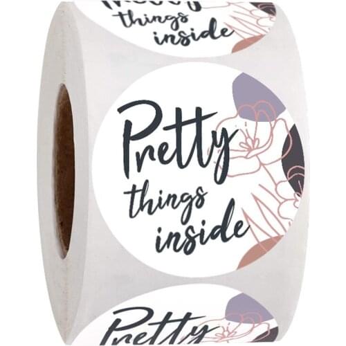 50-500pcs 2.5 cm pretty things inside envelopes Labels Special Day Favors Labels Box Tag Scrapbooking Paper Stickers