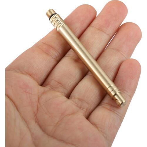 New Titanium Alloy Outdoor EDC Toothpick Bottle Fruit Fork Camping Tool Toothpick-holder Titanium Toothpick Outdoor Tools