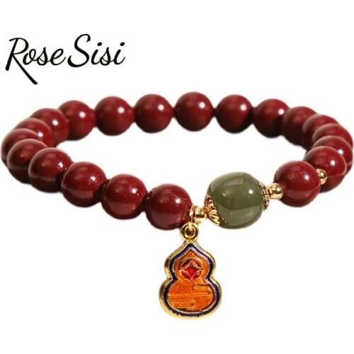 Rose sisi Korean style fashion шармы для браслета gourd transfer bracelet female crystal bracelet female браслеты дружбы