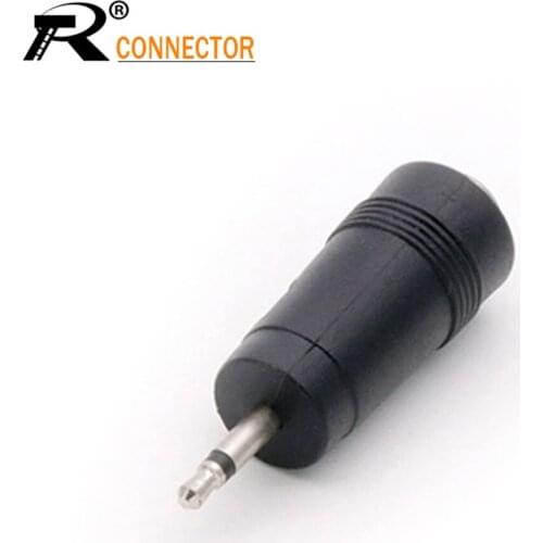 10pcs MONO 2.5mm Jack Male Plug to DC Power Connector 5.5x2.1mm Female Jack Socket Adapter High quality Plastic Converter