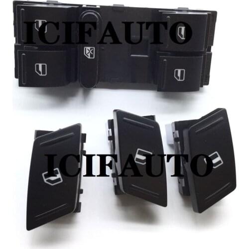 4 X For Skoda Octavia MK2 Yeti 2003-2014 Power Window Door Control Switch Button OE# 1Z0959858B , 1Z0959856 , 1Z0959855
