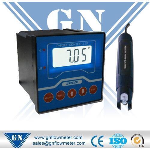 The pH Analyzer Local LCD Display 4~20mA and Relay Output 0.0~14.0pH measuring range Online Digital pH Meter