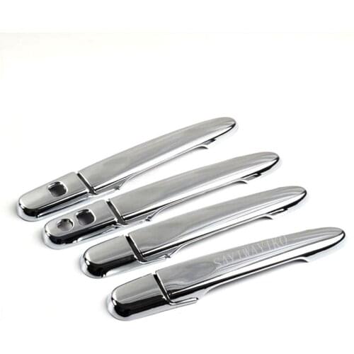 Car styling ABS Chrome plated handles cover fit for Toyota Rush 2018 2019 2020 Car Accessories Fuel Tank Cap Cover