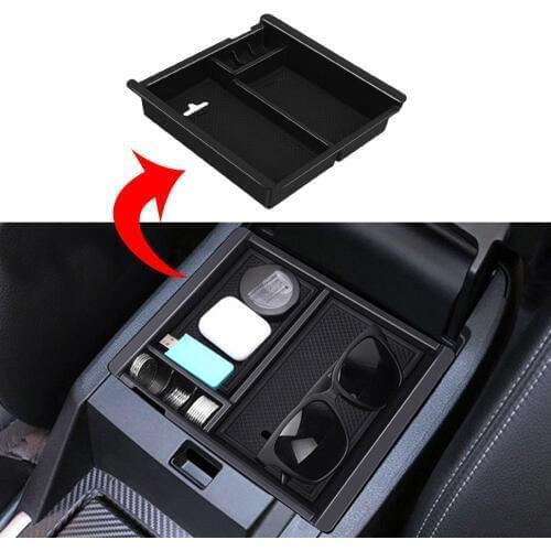 Car Seat Center Console Armrest Organizer Storage Crevice Coins Box Tray Interior Accessories For Toyota Tacoma 2016 2017 2018