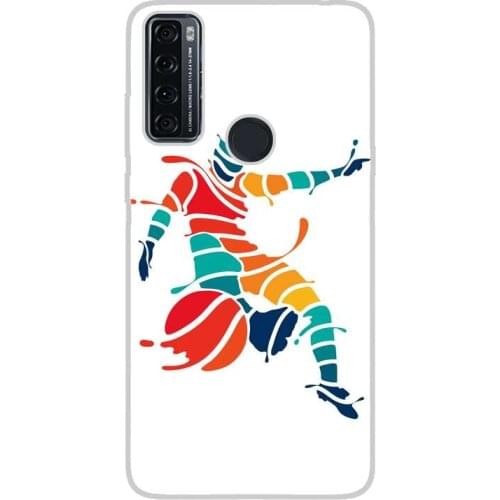Compatible with TCL-20-SE-4G silicone gel tpu case cover case custom drawing design anti-shock sports 005 case