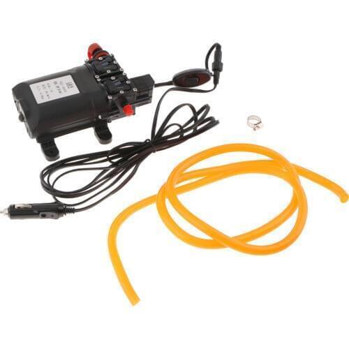 Electrical 12V 60W Quick Car Wash High Pressure Double Head Water Pump Kit 5.5L/Min