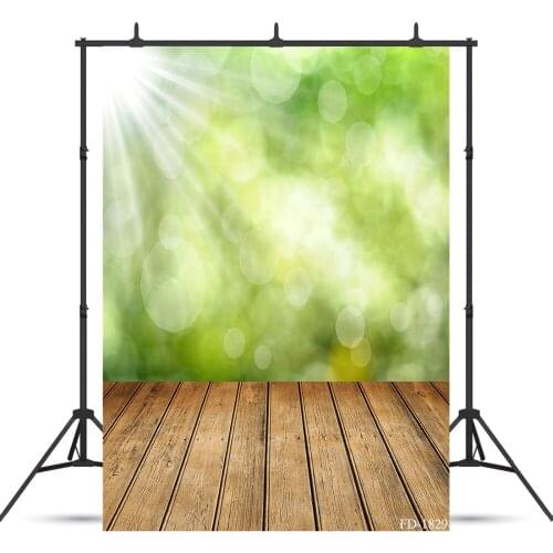 Bokeh Photography Background Wooden Floor Backdrops For Photo Shoot Children Baby Vinyl Cloth Photo Backdrop Photo Studio
