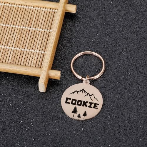 Anti-lost Pet Nameplate Pendant Personalized Dog ID Tags for Pet Cat Puppy Collar Accessories Free engraving Pet Name Dog Stuff