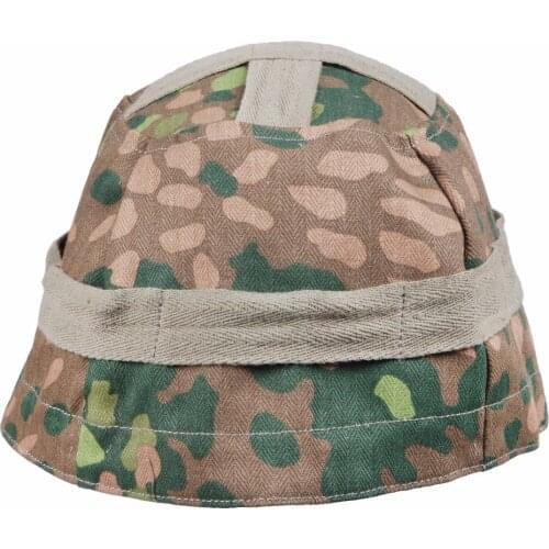 WWII GERMAN FALLSCHIRMJAGER PARATROOPER M38 HELMET COVER DOT 44 CAMO
